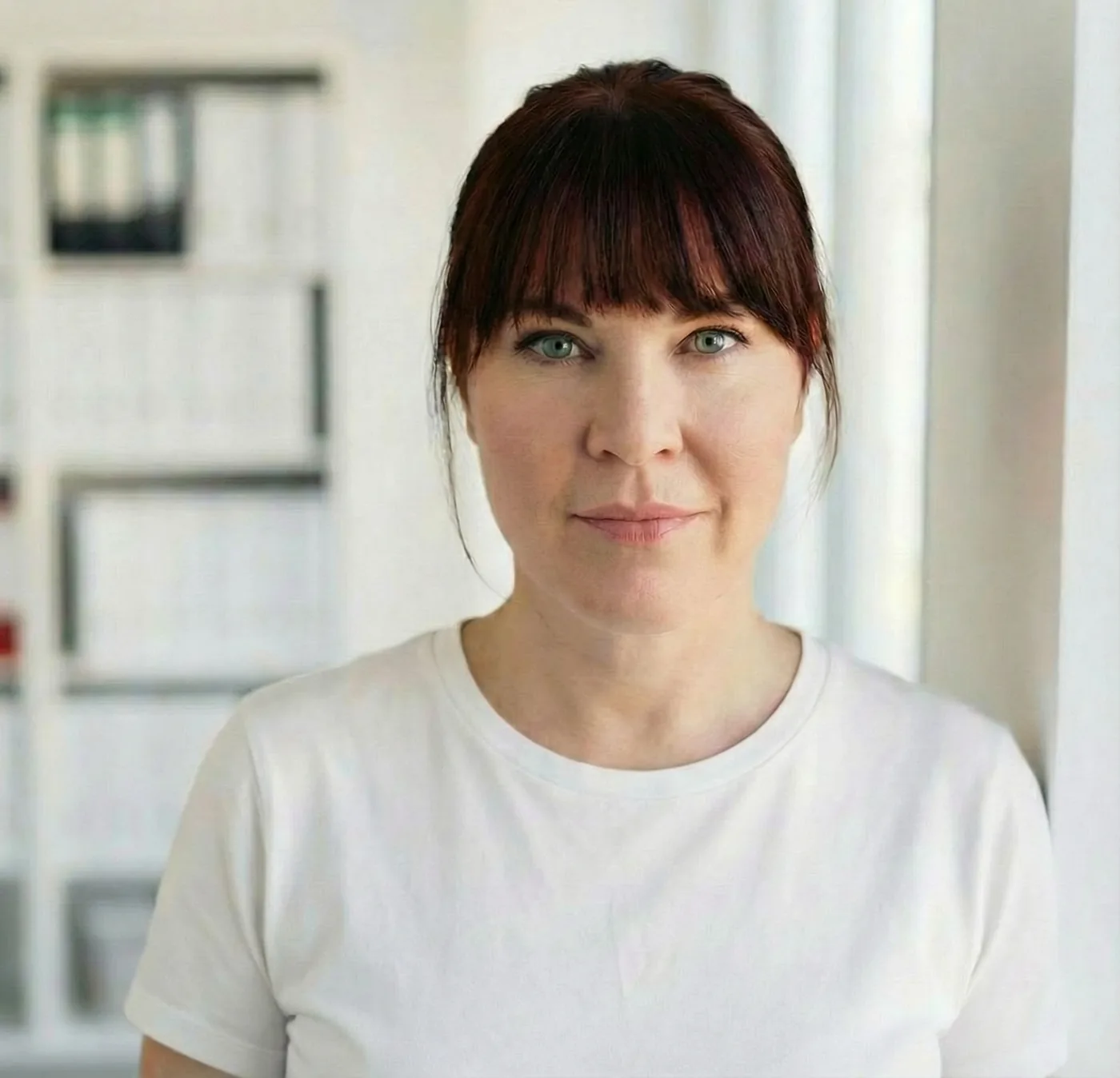 Marion Wetter — portrait in her office